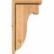 Ekena Millwork Del Monte Smooth Corbel w/Backplate, Western Red Cedar, 7 1/2"W x 10"D x 18"H COR08X10X18DEL01SWR - alternate 3